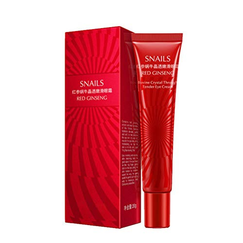 Eye Cream with Snail Extract and Red Ginseng Puffiness and Dark Circles Removal Moisturizing Eye Cream