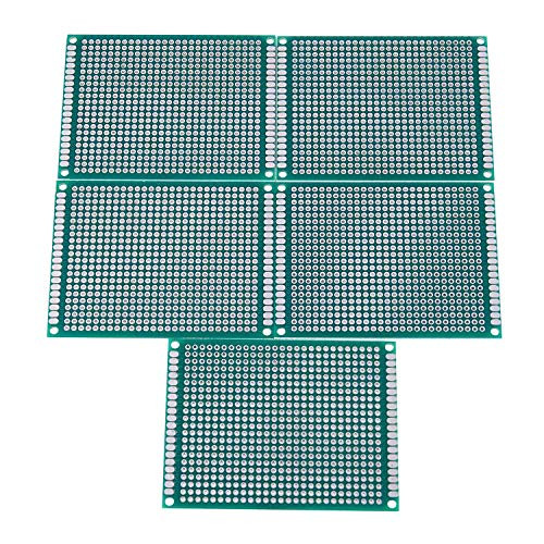 NINGWANG 5pcs 6x8cm Double-side Prototype PCB Universal Printed Circuit Board