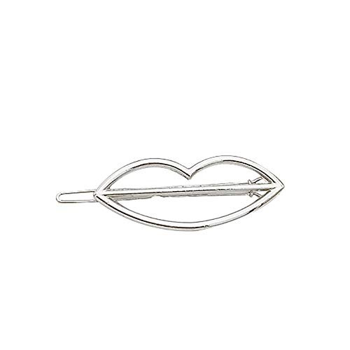 Floralby Minimalist Geometric Circle Triangle Moon Metal Hair Clip Clamps Hairpin Women Girls Barrette Hair Accessories
