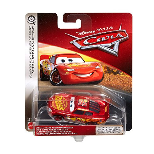 Disney Pixar Cars Metallic Cars 3 Lightning McQueen Die-Cast Vehicle Disney Pixar Cars Metallic Cars 3 Lightning McQueen Die-Cast Vehicle