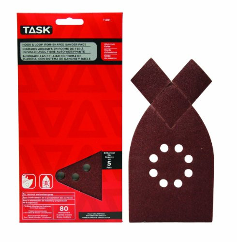 Task Tools T13181 Hook and Loop Triangle Sanding Disc for Black and Decker and Craftsman