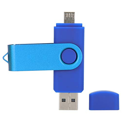 USB Stick USB Flash Drive Pendrives U Memory Unit OTG Blue USB2.0 Flash Drive Computer Storage Supplies Thumb Drive Files Storage and Backup -128GB-