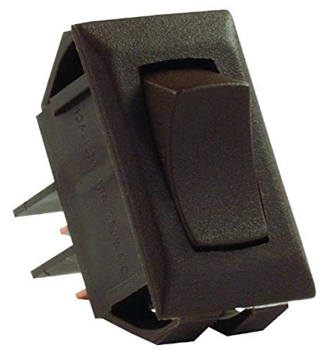 JR Products 12715 Brown SPST Mom-On/Off Switch