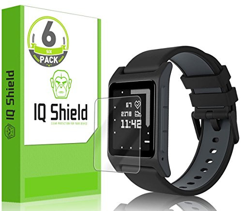 IQ Shield Screen Protector Compatible with Pebble 2 -6-Pack- LiquidSkin Anti-Bubble Clear Film