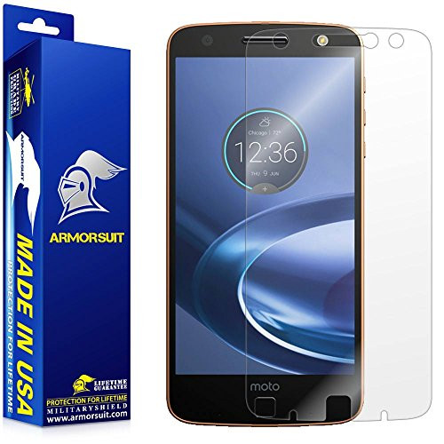 ArmorSuit MilitaryShield Screen Protector for Motorola Moto Z Force/Moto Z Force Droid - -Max Coverage- Anti-Bubble HD Clear Film