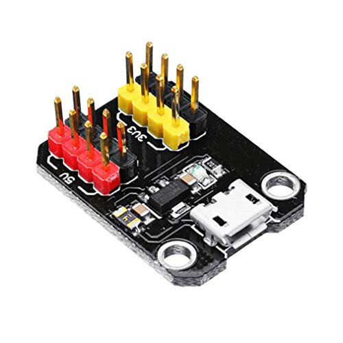 Facibom Power Module USB Power Supply Module Micro-USB Interface 3.3V 5V 1117 Chip Ez-USB Power Supply Module