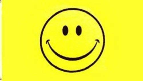 Trade Winds 2x3 Smiley Face Smile Yellow SuperPoly Flag 2x3 House Banner Grommets Premium Fade Resistant