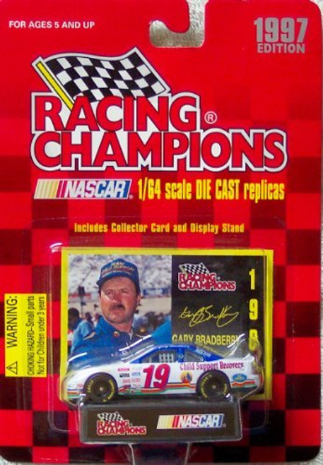 1997 Racing Champions Gary Bradberry 19 Child Support Recovery Rare 164 Scale Die Cast Car with Collector Cars and Display Stand