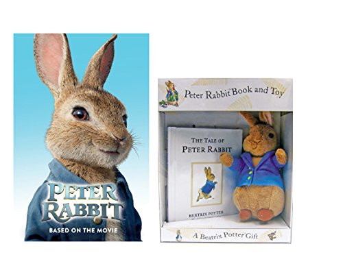 Peter Rabbit Movie Book & Plush Bunny Rabbit w/ Tales of Book Set