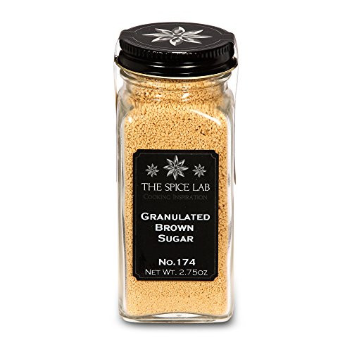 The Spice Lab No. 174 - Granulated Brown Sugar - All Natural Kosher Non GMO Gluten Free Sugar - French Jar