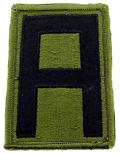 United States Army Armies Patch 1st Army Subdued Woodland/Green Sew On Patch
