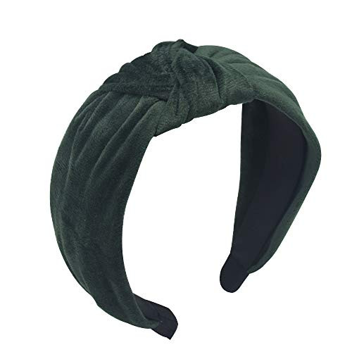 1Pcs Velvet Headbands for Women Knotted Headbands for Women Turban Headbands for Women Wide Headbands for Women Hairband Hair Hoops Hair AccessoriesBlackish Green 1Pcs Velvet Headbands for Women Knotted Headbands for Women Turban Headbands for Women Wide Headbands for Women Hairband Hair Hoops Hair AccessoriesBlackish Green