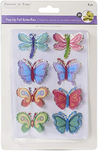 MULTICRAFT IMPORTS INC POP-UP FOIL STICKERS PASTEL MIX