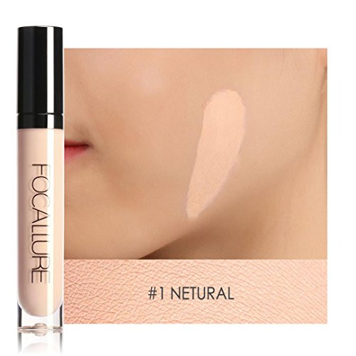 Fheaven Professional Makeup Dark Circle ConcealerFOCALLURE Makeup Liquid Foundation Moisturizing Waterproof Concealer BB Cream -A-