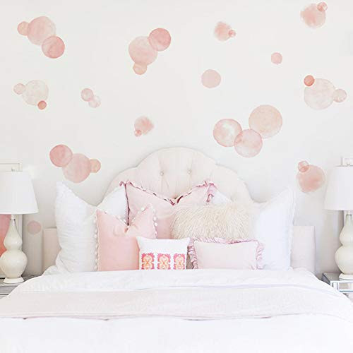 Wall StickerLovely Dot Circle Removable Self Adhesive Kid Bedroom Nursery Wall Sticker Decal Self-Adhesive Easy to Apply Dot Pattern Home Decor