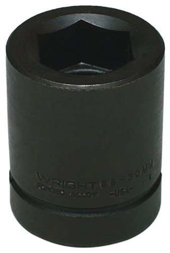 Wright Tool 88-34MM 34MM 1-Inch Drive 6 Point Standard Metric Impact Socket