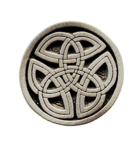 Celtic Trinity Knot Buttons Sewing Buttons in Fine Pewter 1/2 inch -13 mm-