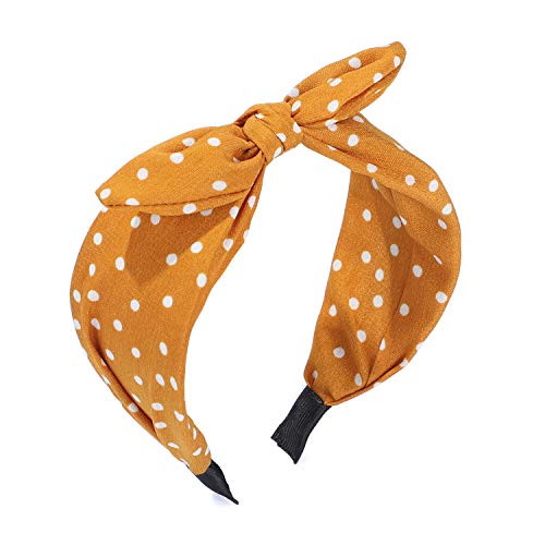 Headband for Women Etercycle Wide Headbands Knot Turban Hairband Knotted Hair Band Fashion Elastic Hair Accessories for Women and Girls -Yellow- Headband for Women Etercycle Wide Headbands Knot Turban Hairband Knotted Hair Band Fashion Elastic Hair Accessories for Women and Girls -Yellow-