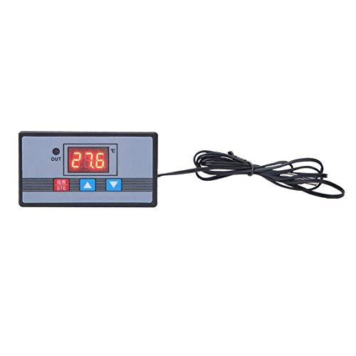 YX-33 Temperature ControllerDigital Display Temperature Controller with NTC Probe High Accuracy Control Switch Thermostat-DC24V-