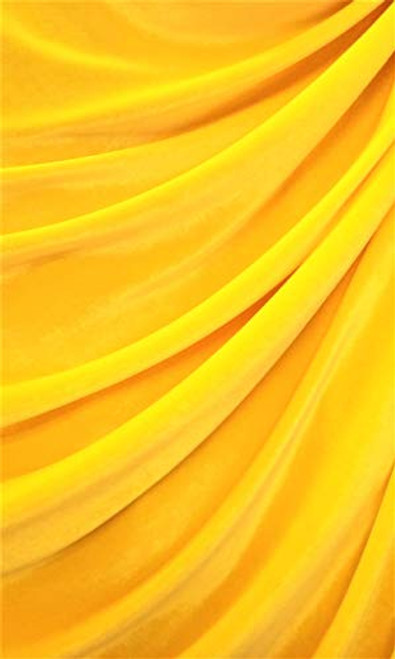 Sal Tex Fabrics Stretch Velvet Fabric 60 inch Wide Sells by The Yard 1 Qty - 1 Yard Many Colors Available -Yellow-