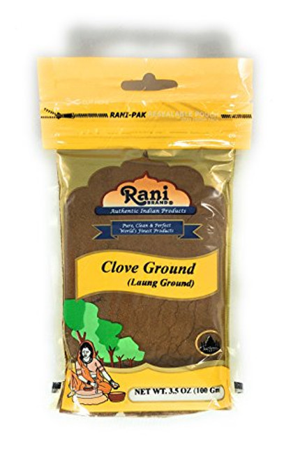 Rani Cloves Powder -Laung- Indian Spice 3.5oz -100g- ~ All Natural Gluten Friendly - NON-GMO - Vegan - Indian Origin Rani Cloves Powder -Laung- Indian Spice 3.5oz -100g- ~ All Natural Gluten Friendly - NON-GMO - Vegan - Indian Origin