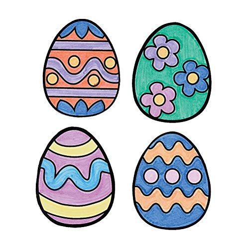 Color Your Own Easter Egg Magnets - Crafts for Kids and Fun Home Activities