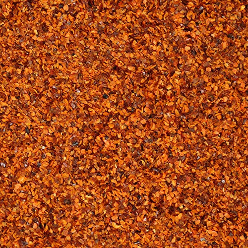 The Spice Lab No. 81 - Crushed Red Pepper Flakes Medium 4 oz Resealable Bag - All Natural Kosher Non GMO Gluten Free