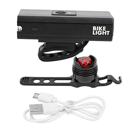Bicycle Lights SetUSB Rechargeable Front Headlight and Rear Taillight for Cycling Safety