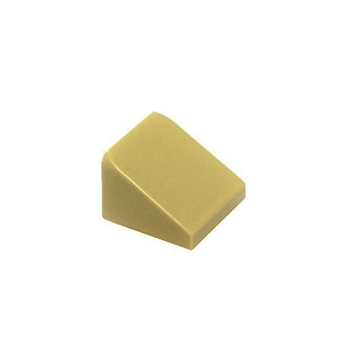 LEGO Parts and Pieces Tan -Brick Yellow- 1x1x2/3 30 Slope x50