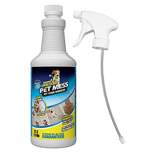 Green Gobbler Pet Mess Pet Stain Remover - Urine Stain Remover - Vomit Stain Remover -32 oz-
