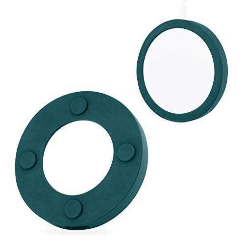 Compatible with for Apple MagSafe Charger Silicone Sleeve for Apple Magsafe Charger Silicone Sleeve -Pine Needle Green-