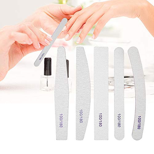 5Pcs Double Side Sanding Buffering Tool Professional Nail Art Buffer Files Manicure Tip Tool