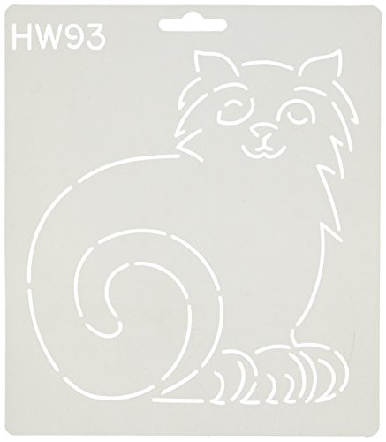 Quilting Creations Two Line Feline Quilt Stencil