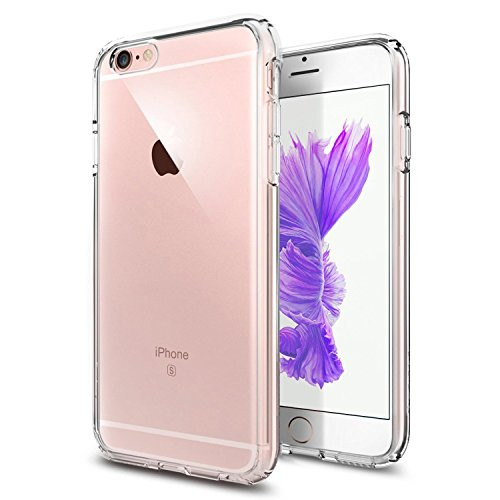 TENOC Case Compatible for Apple iPhone 6 Plus and iPhone 6S Plus 5.5 Inch, Crystal Clear Soft TPU Cover Full Protective Bumper