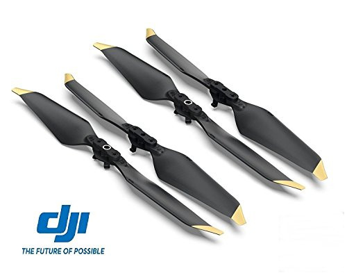 DJI Genuine Low-Noise Quick-Release Propellers for Mavic Pro or Mavic Pro Platinum (Gold), 2 Pairs