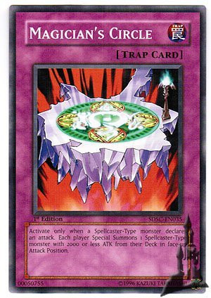 YuGiOh 5Ds Spellcasters Command Structure Deck Magicians Circle SDSC-EN035...