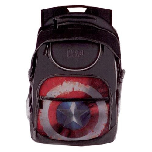 Marvel Civil War Captain America Shield Student Backpack