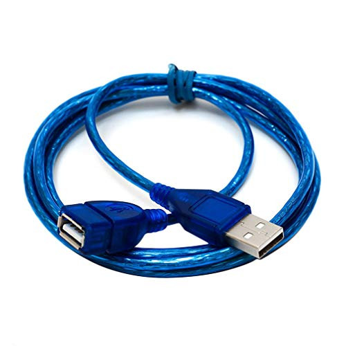 1M/1.5M/2M/3M Super Long USB 2.0 Male to Female Extension Cable High Speed USB Extension Data Transfer Sync Cable -Blue 1.5M- 1M/1.5M/2M/3M Super Long USB 2.0 Male to Female Extension Cable High Speed USB Extension Data Transfer Sync Cable -Blue 1.5M-
