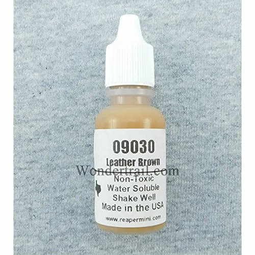 Reaper Miniatures Paints Paint Leather Brown 1/2oz RPR 09030