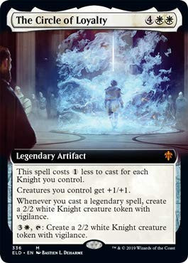Magic The Gathering - The Circle of Loyalty - Extended Art - Throne of Eldraine