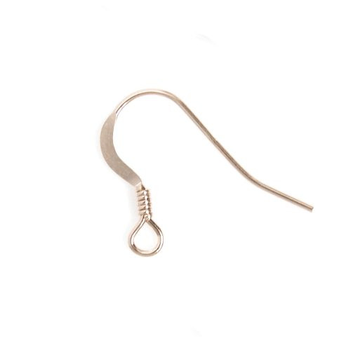 Dreambell 4 pcs 14k Rose Gold Filled Earwires Coil Ear Wire French Earring Connector Hook/Findings/Rose Gold Dreambell 4 pcs 14k Rose Gold Filled Earwires Coil Ear Wire French Earring Connector Hook/Findings/Rose Gold