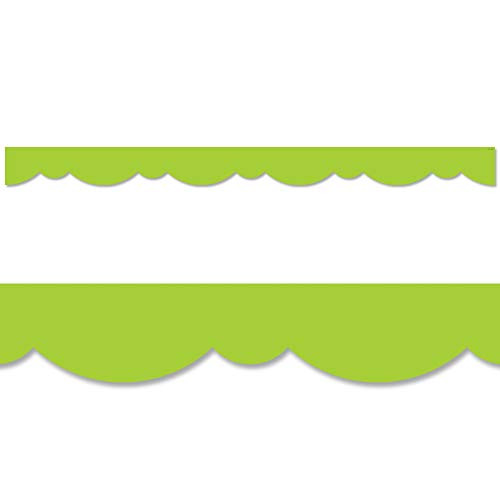 Creative Teaching Press Lime Green Stylish Scallops Border CTP 8566