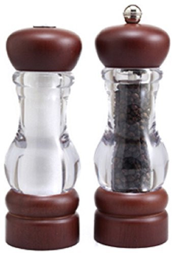 Olde Thompson 3521-65 Del Norte Filled Pepper Mill and Salt Shaker Set