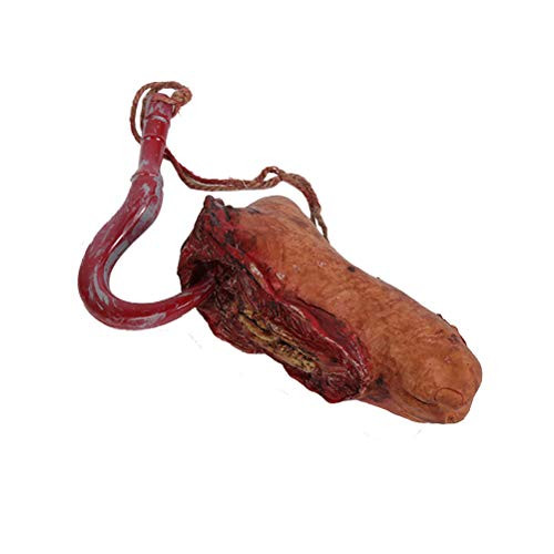 FLORMOON Halloween Blood Props Fake Scary Severed Hand Scary Bloody Broken Body Parts for Haunted House Halloween Props Decorations Vampire Zombie Party Supplies-Hook Foot- FLORMOON Halloween Blood Props Fake Scary Severed Hand Scary Bloody Broken Body Parts for Haunted House Halloween Props Decorations Vampire Zombie Party Supplies-Hook Foot-
