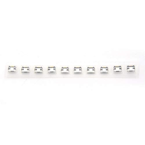Davitu Electrical Equipments Supplies - 10pcs Micro USB Connector 5pin seat Jack Micro USB Four Leg no Side Inserting Plate seat Mini USB Connector for Mobile Tail Plug