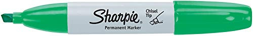 Sharpie Chisel Tip Permanent MParker Open Stock Green -38284- 1