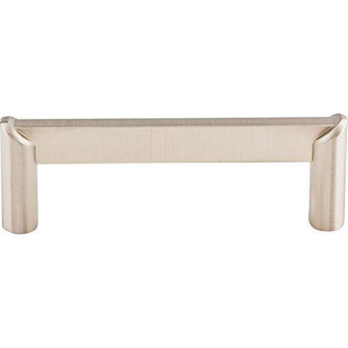 Sanctuary II Meadows Edge Circle 3 1/2 inch Center Bar Pull Finish Brushed Satin Nickel