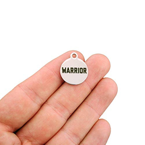 Warrior Stainless Steel Charms - Exclusive Line - Quantity Options - BFS406