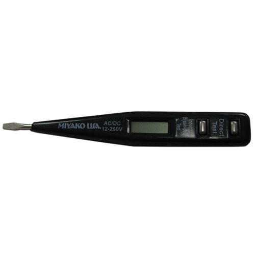 Heavy-Duty Circuit Tester with Digital Display Voltage Tester AC DC 12-250V