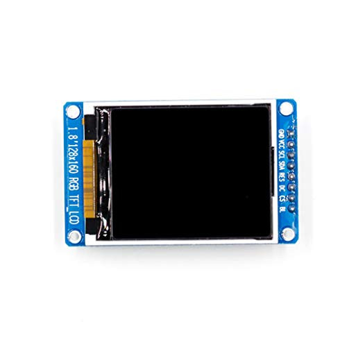 Wondiwe 1.8 inch 128x160 SPI Color TFT LCD Display Screen Module ST7735S Chip Power Supply